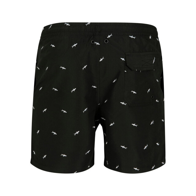 Urban Classics Heren shark zwemshort UTTN1657_blackwhite large