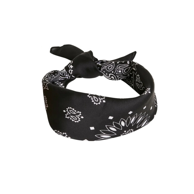 Urban Classics Satijnen bandana (set van 2) UTTN397_blackcognac large