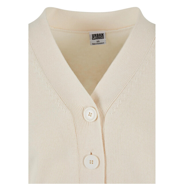 Urban Classics Dames geribd vest UTTN359_whitesand large