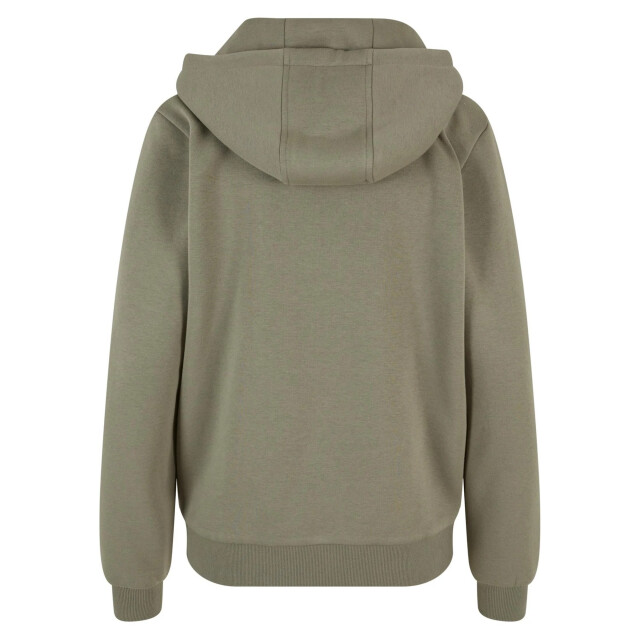 Urban Classics Dames fluffy full zip hoodie UTTN1640_paleolive large