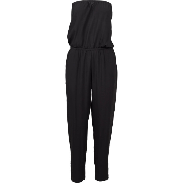 Urban Classics Dames tropical viscose bandeau jumpsuit UTTN123_black large