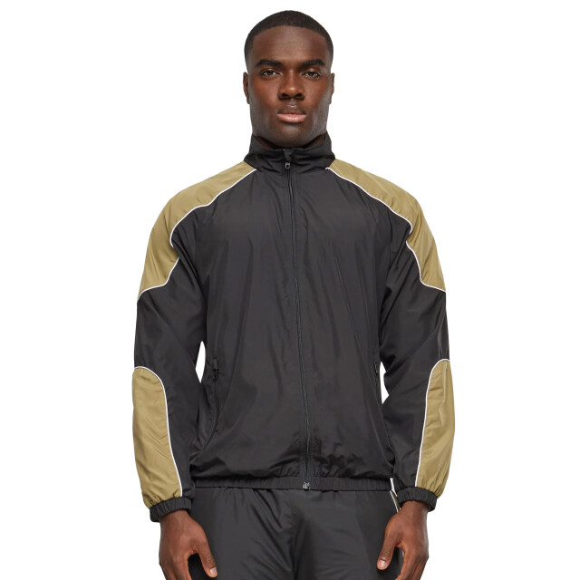 Urban Classics Heren track jacket met paspel UTTN347_black large