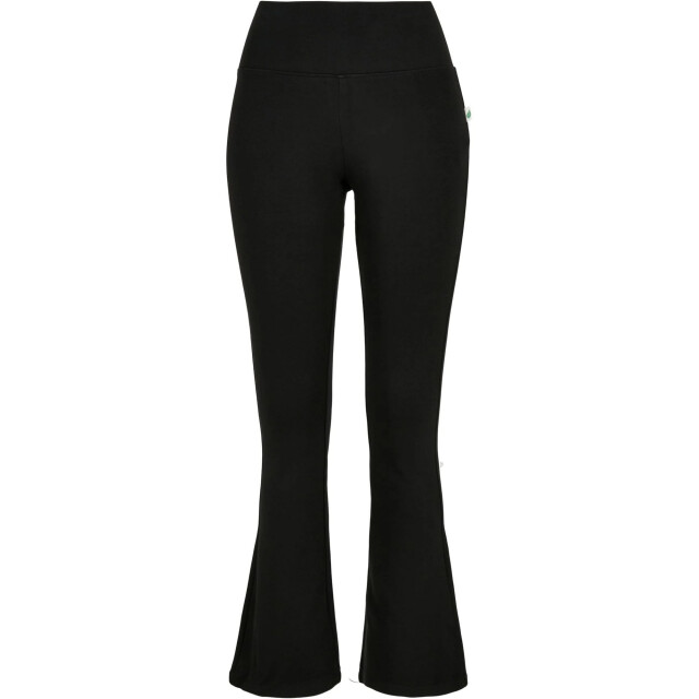 Urban Classics Dames organic bootcut leggings UTTN348_black large