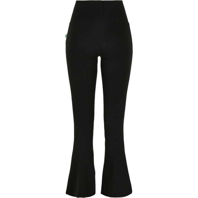 Urban Classics Dames organic bootcut leggings UTTN348_black large
