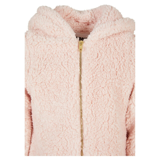 Urban Classics Sherpa jas voor meisjes UTTN362_pink large