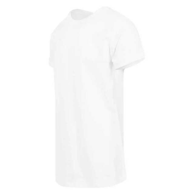 Urban Classics Heren lang t-shirt met omslag UTTN417_white large