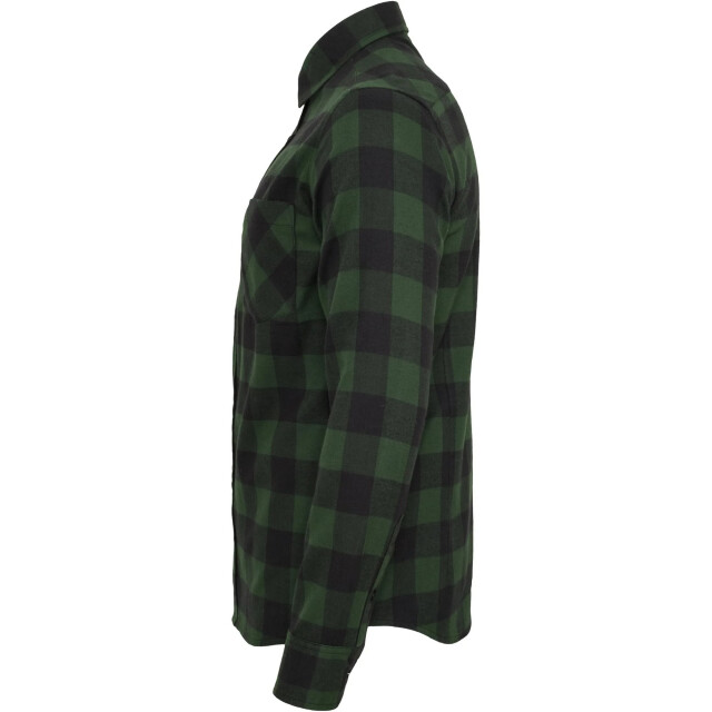 Urban Classics Heren geruit flannel shirt UTTN342_blackforest large
