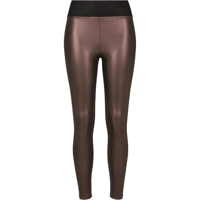 Urban Classics Dames legging hoog taille leer UTTN344_winered large