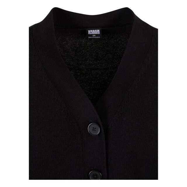 Urban Classics Dames geribd vest UTTN359_black large