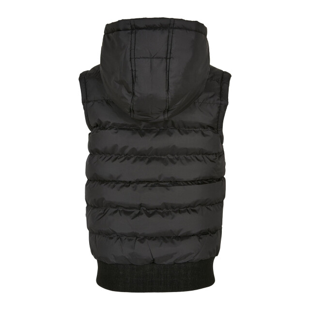 Urban Classics Heren baffled gilet met capuchon UTTN1637_black large