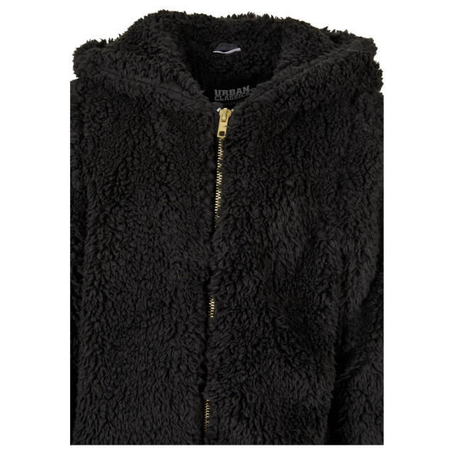 Urban Classics Sherpa jas voor meisjes UTTN362_black large