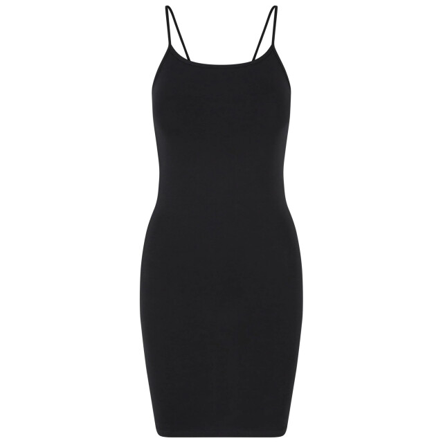 Urban Classics Dames jersey stretch slim dress UTTN346_black large