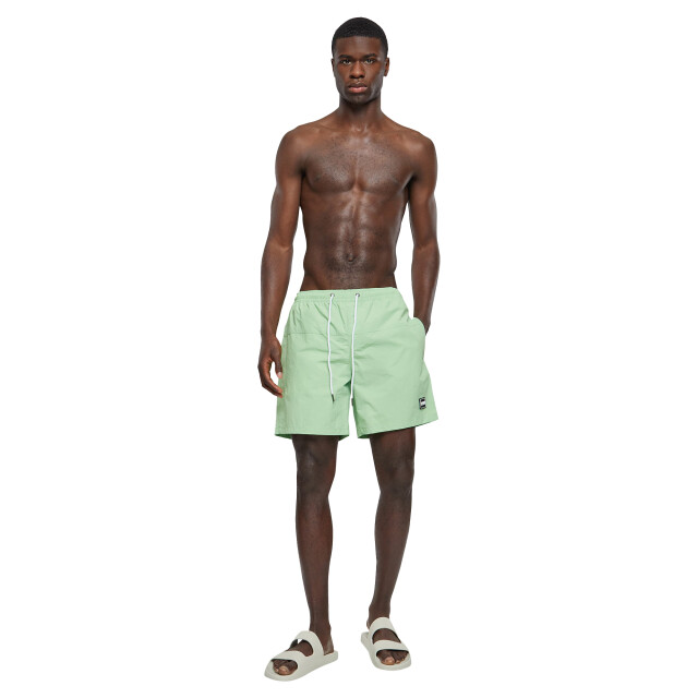 Urban Classics Heren blok zwemshorts UTTN159_vintagegreen large