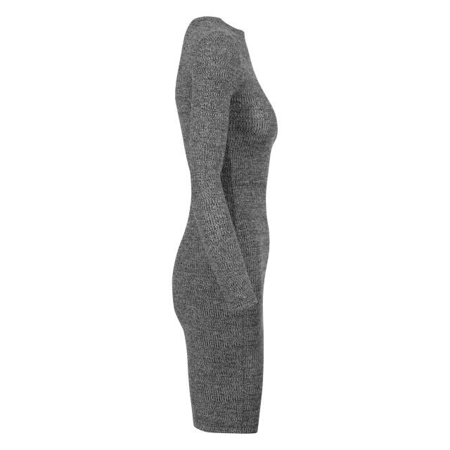 Urban Classics Dames ribjurk UTTN332_charcoal large