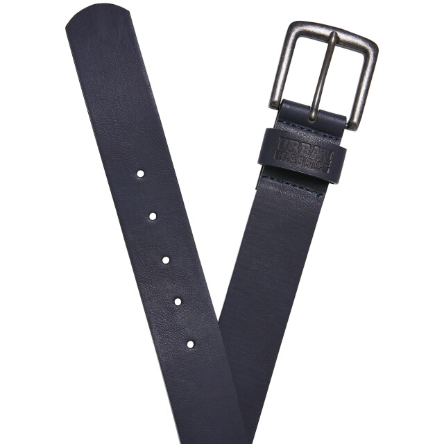 Urban Classics Effen riem van imitatieleer UTTN337_navy large
