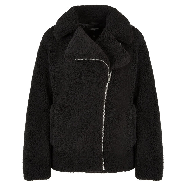 Urban Classics Dames sherpa bikerjas UTTN338_black large