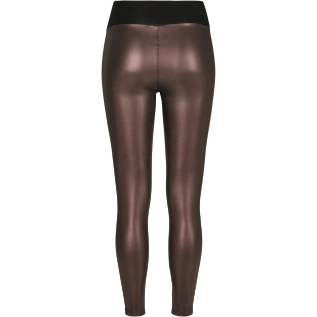 Urban Classics Dames legging hoog taille leer UTTN344_winered large