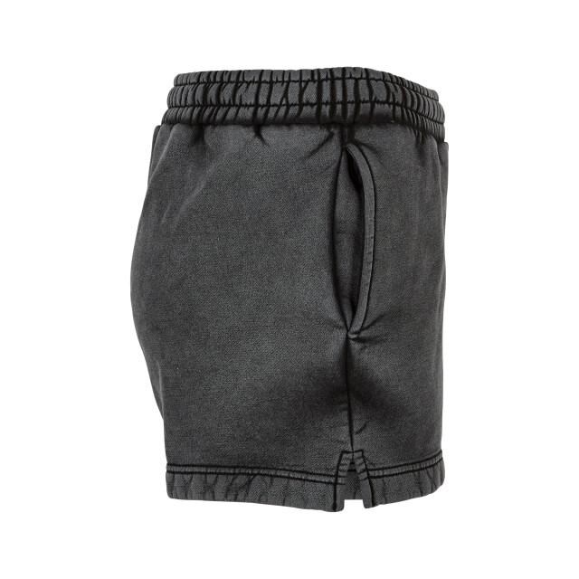 Urban Classics Dames stone wash korte broek UTTN345_black large