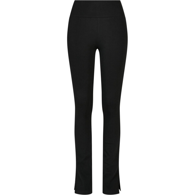 Urban Classics Dames zijsplit legging met hoge taille UTTN403_black large