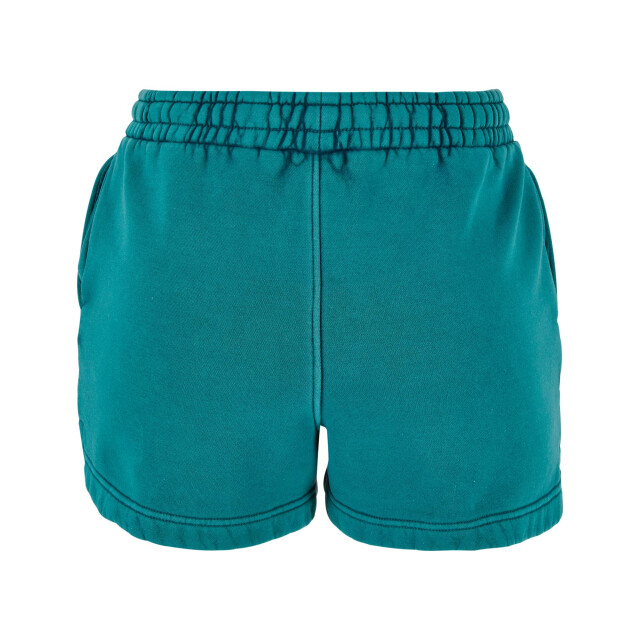 Urban Classics Dames stone wash korte broek UTTN345_watergreen large