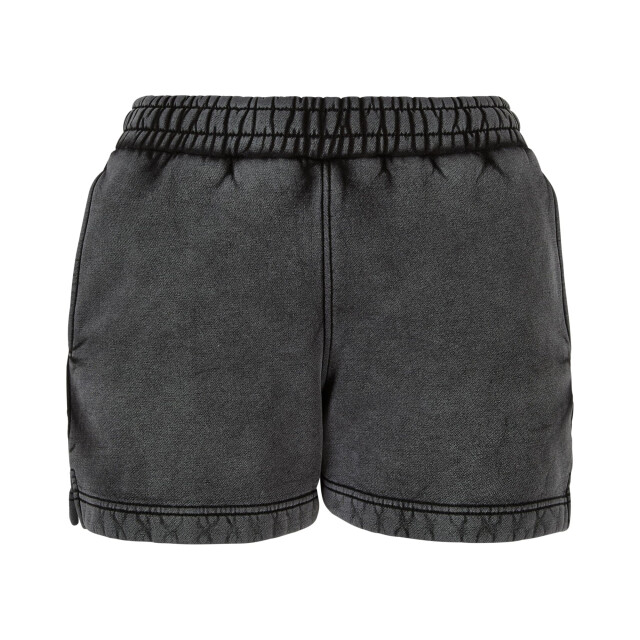 Urban Classics Dames stone wash korte broek UTTN345_black large