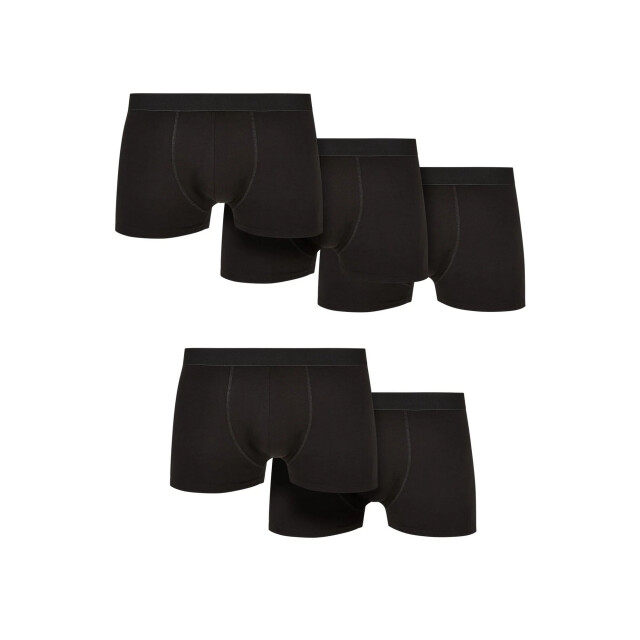 Urban Classics Heren boxershorts van effen biologisch katoen (5-pack) UTTN389_black large