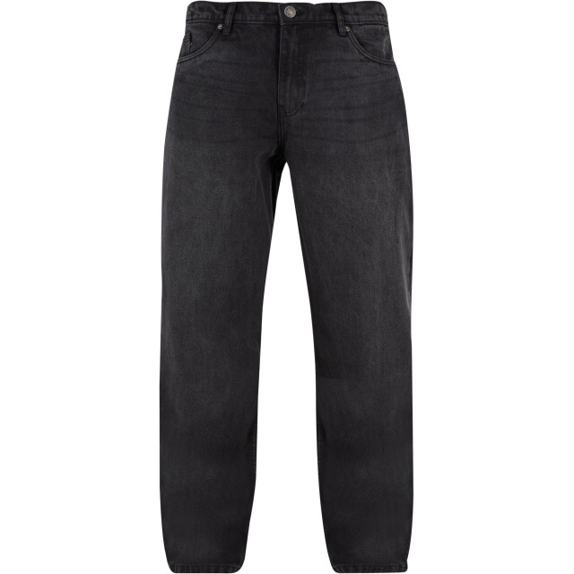 Urban Classics Rechte jeans met rits voor heren UTTN1587_blackwash large