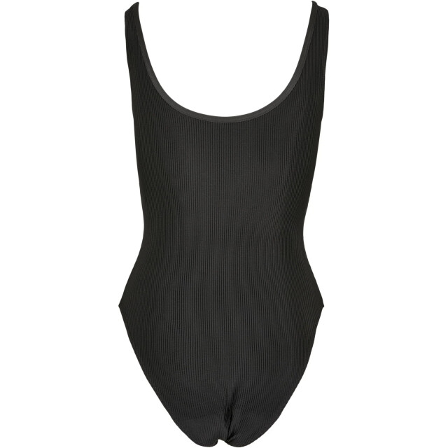 Urban Classics Dames glimmend geribd bodysuit UTTN1590_black large