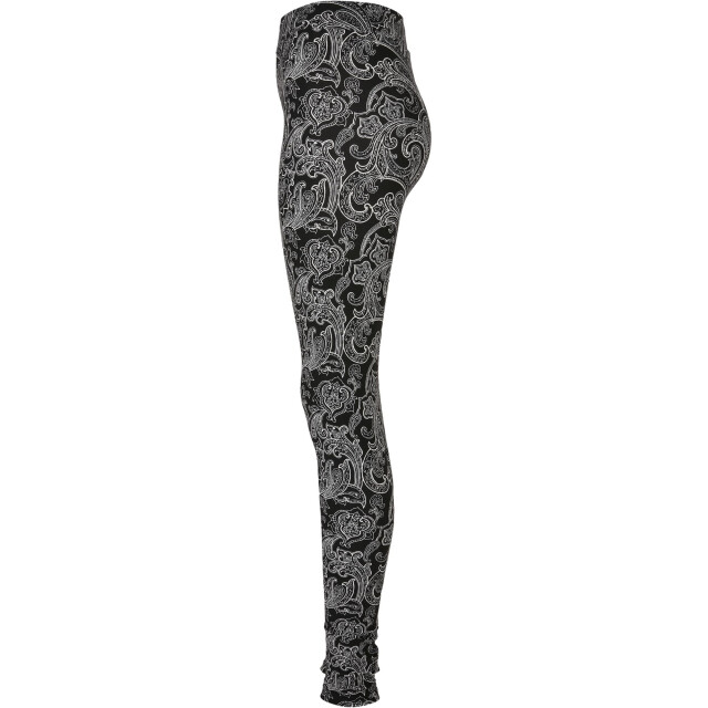 Urban Classics Dames zachte paisley legging UTTN1595_black large