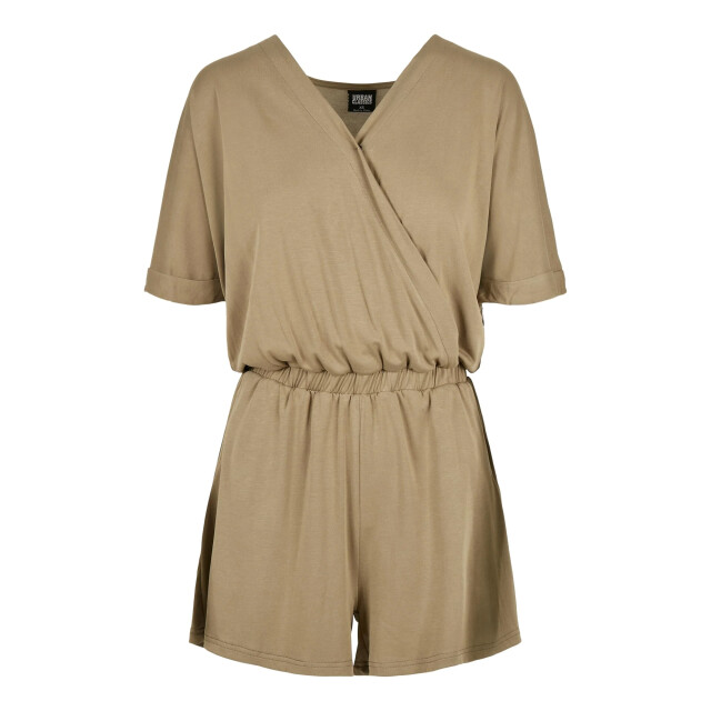 Urban Classics Dames modal korte jumpsuit UTTN321_khakibrown large