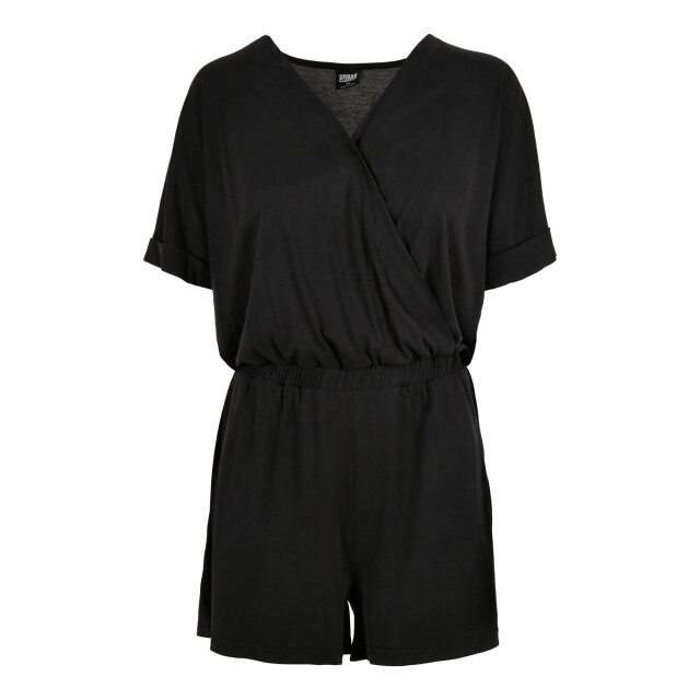 Urban Classics Dames modal korte jumpsuit UTTN321_black large