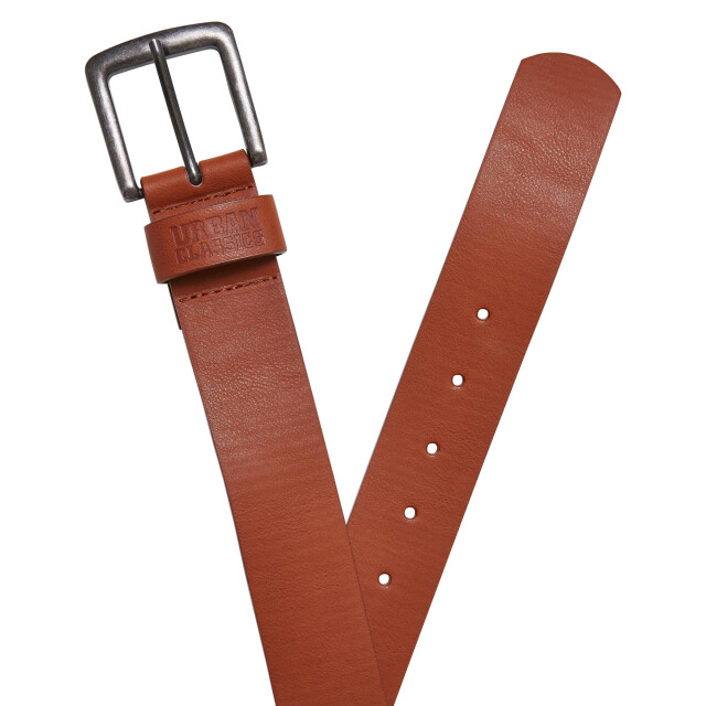 Urban Classics Effen riem van imitatieleer UTTN337_cognac large