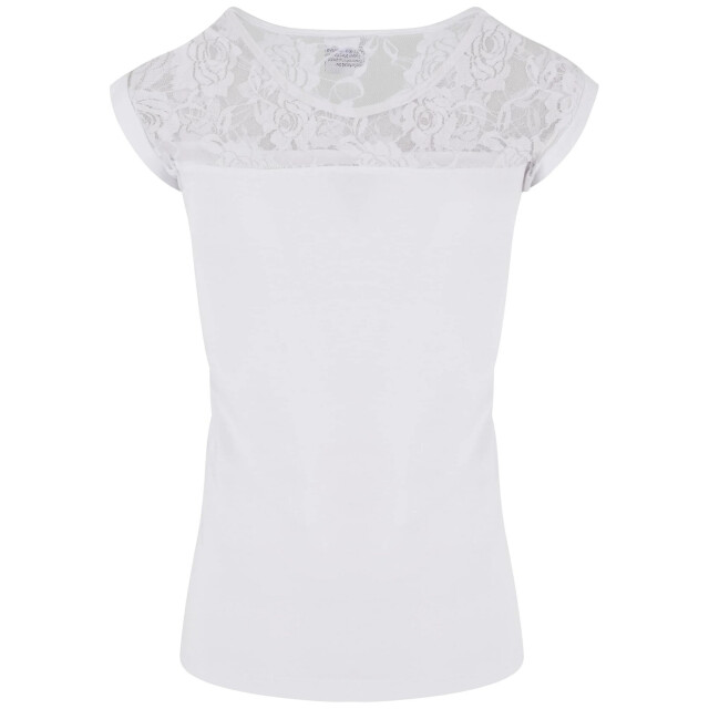 Urban Classics Dames veters top UTTN312_white large