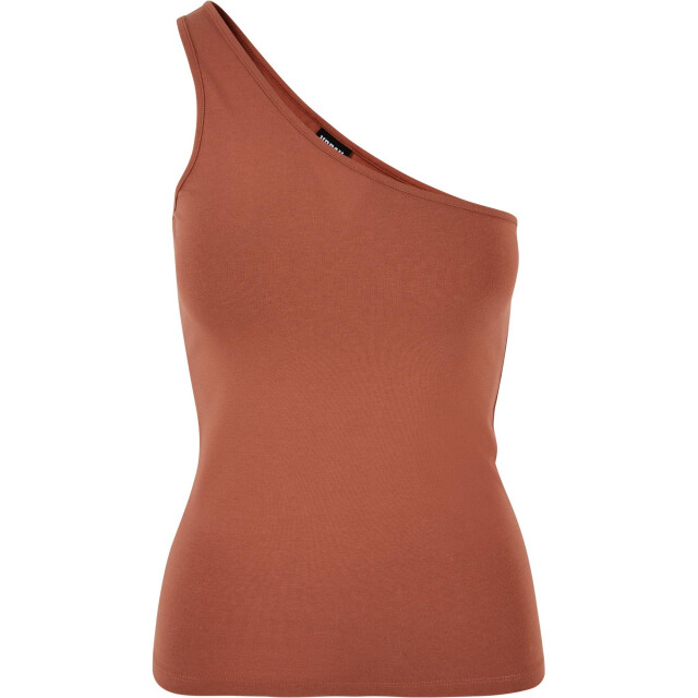 Urban Classics Dames asymmetrische top UTTN1581_terracotta large
