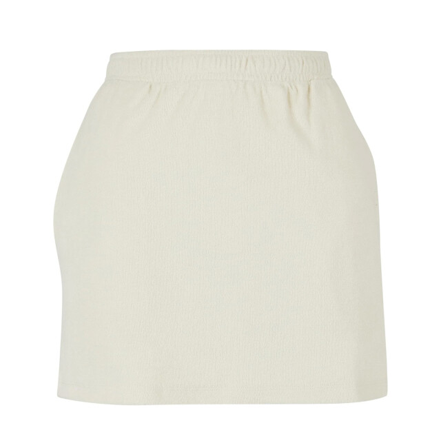 Urban Classics Dames badstof minirok UTTN318_palewhite large