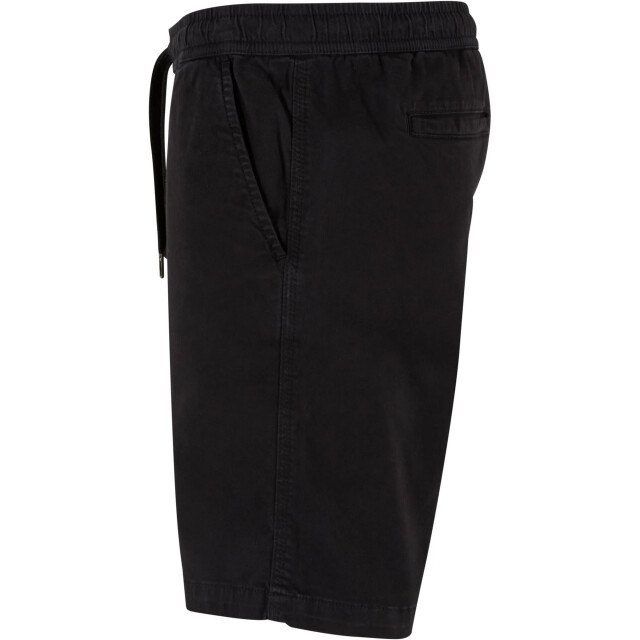 Urban Classics Heren twill stretch sweat shorts UTTN156_black large