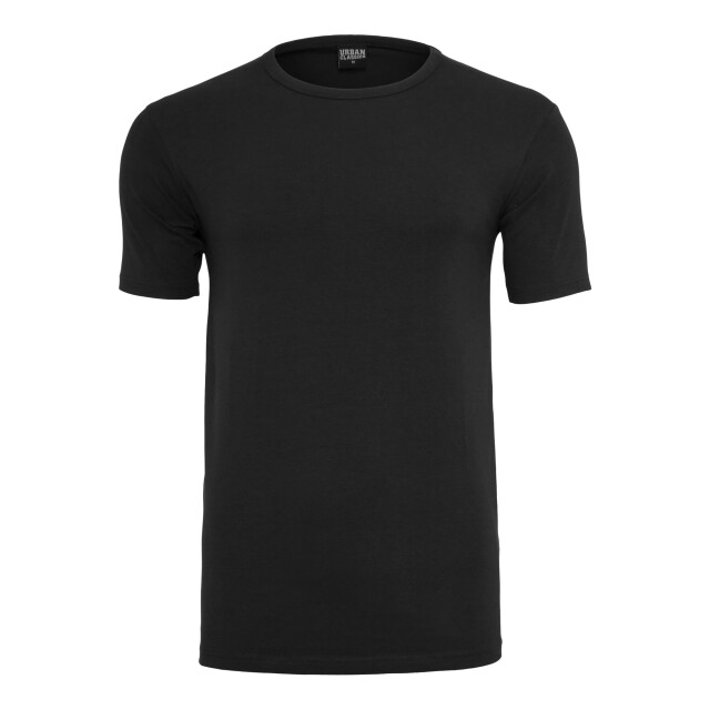 Urban Classics Effen stretch t-shirt heren UTTN326_black large