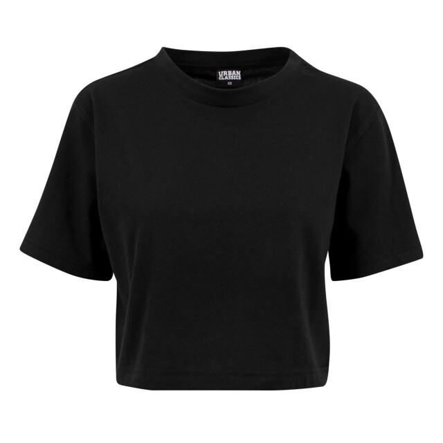 Urban Classics Dames kort oversized gewaad t-shirt UTTN1578_black large