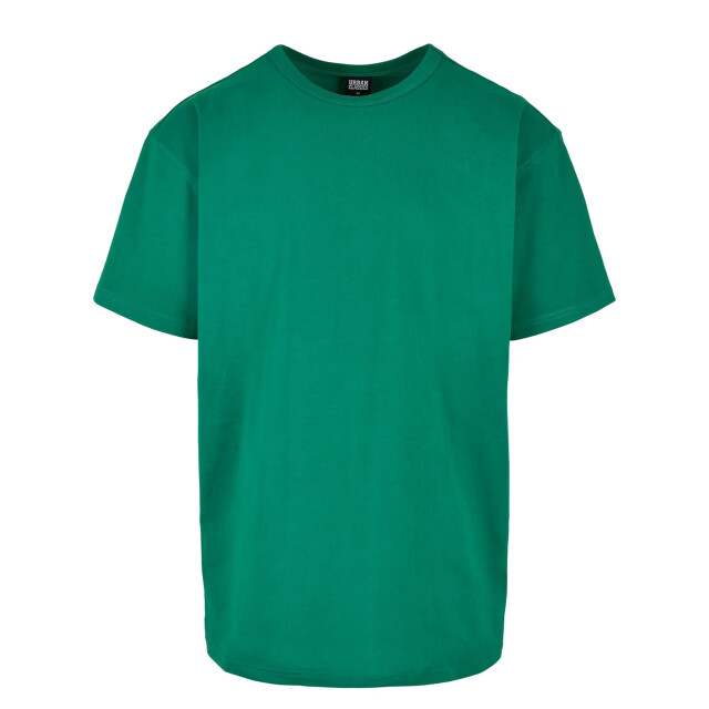 Urban Classics Heren effen oversized t-shirt UTTN325_junglegreen large