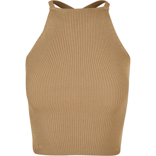 Urban Classics Dames ribgebreide top met kruisrug UTTN1579_unionbeige large