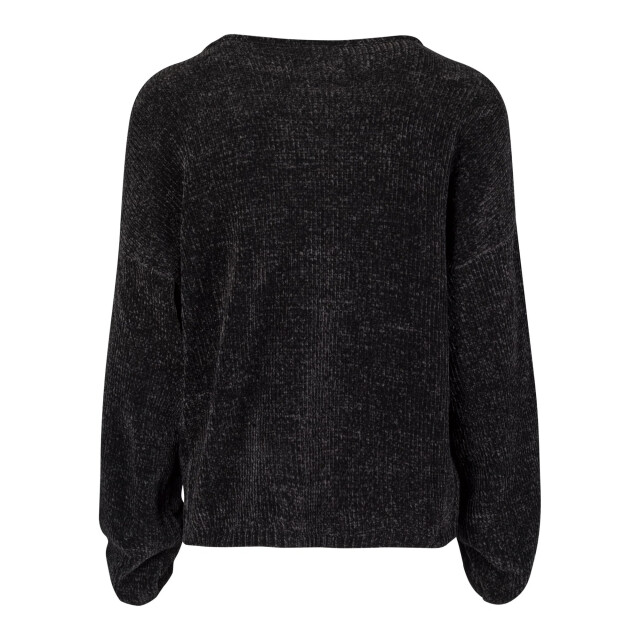 Urban Classics Dames chenille oversized trui UTTN383_black large