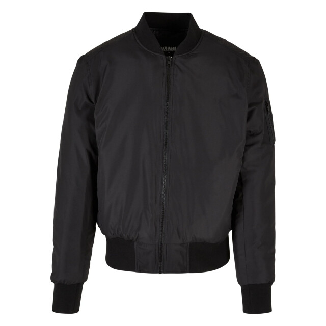 Urban Classics Heren basic gerecycled bomberjack UTTN306_black large