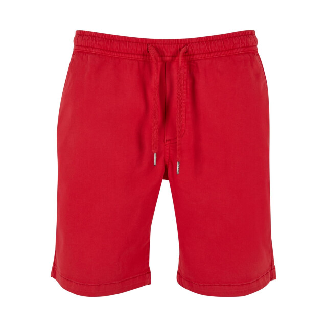 Urban Classics Heren twill stretch sweat shorts UTTN156_cityred large