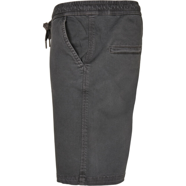 Urban Classics Heren twill stretch sweat shorts UTTN156_darkshadow large
