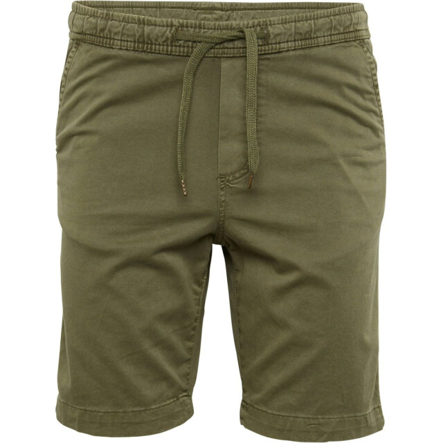 Urban Classics Heren twill stretch sweat shorts UTTN156_olive large