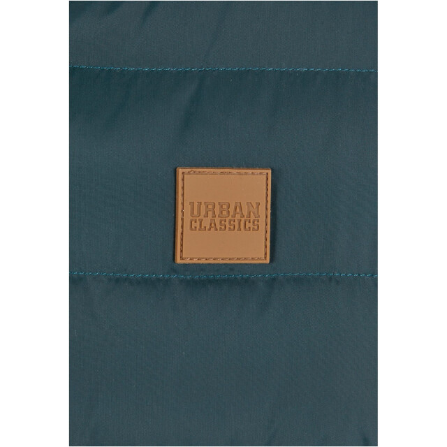 Urban Classics Jongens basic gewatteerde jas UTTN415_bottlegreen large