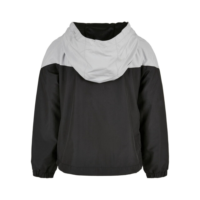 Urban Classics Jongens tech windrunner tweekleurig jasje UTTN307_asphaltblack large