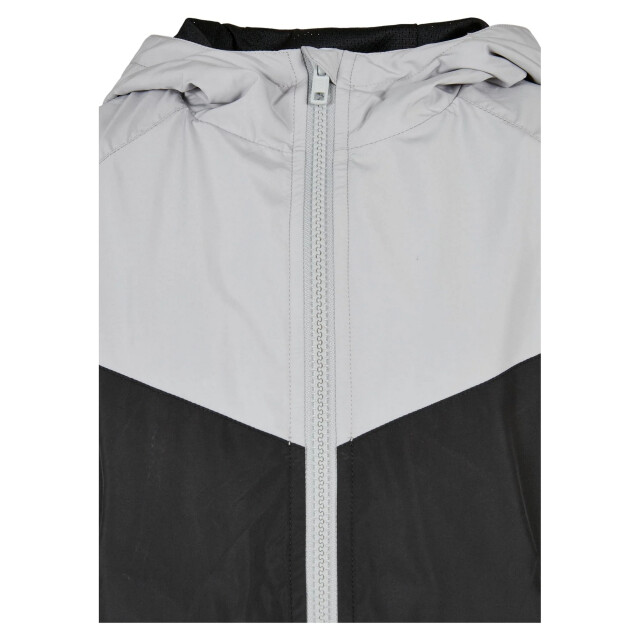 Urban Classics Jongens tech windrunner tweekleurig jasje UTTN307_asphaltblack large