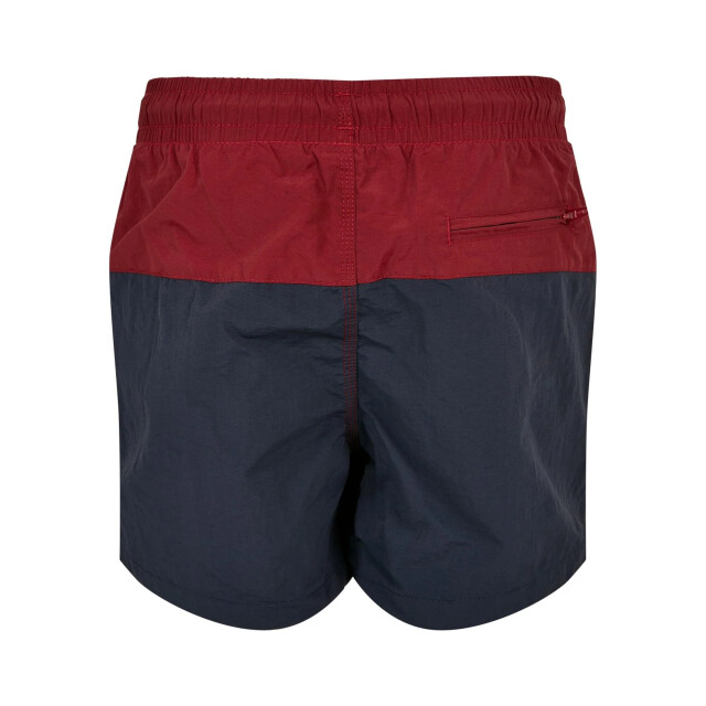 Urban Classics Jongens kleurblok zwemshort UTTN297_navyburgundy large
