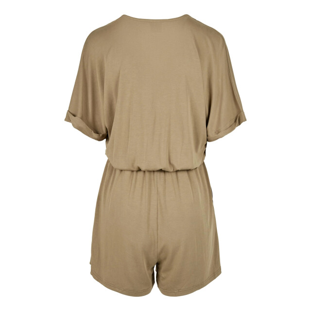 Urban Classics Dames modal korte jumpsuit UTTN321_khakibrown large